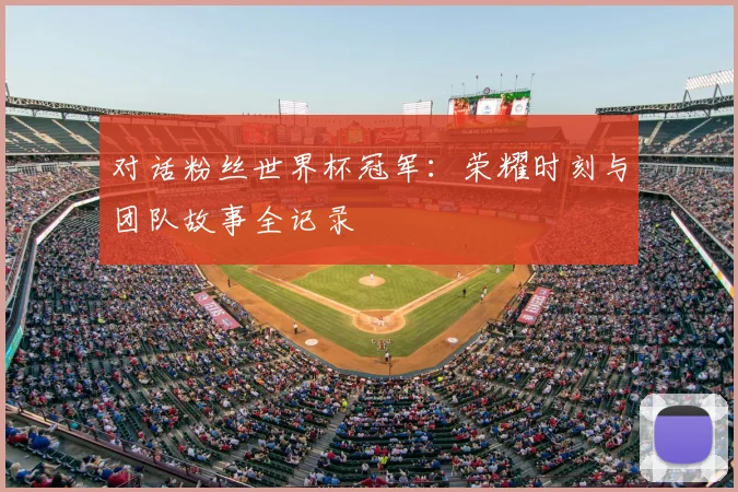 对话粉丝世界杯冠军:荣耀时刻与团队故事全记录